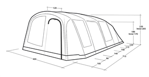 Outwell Tennessee 6+2 Air